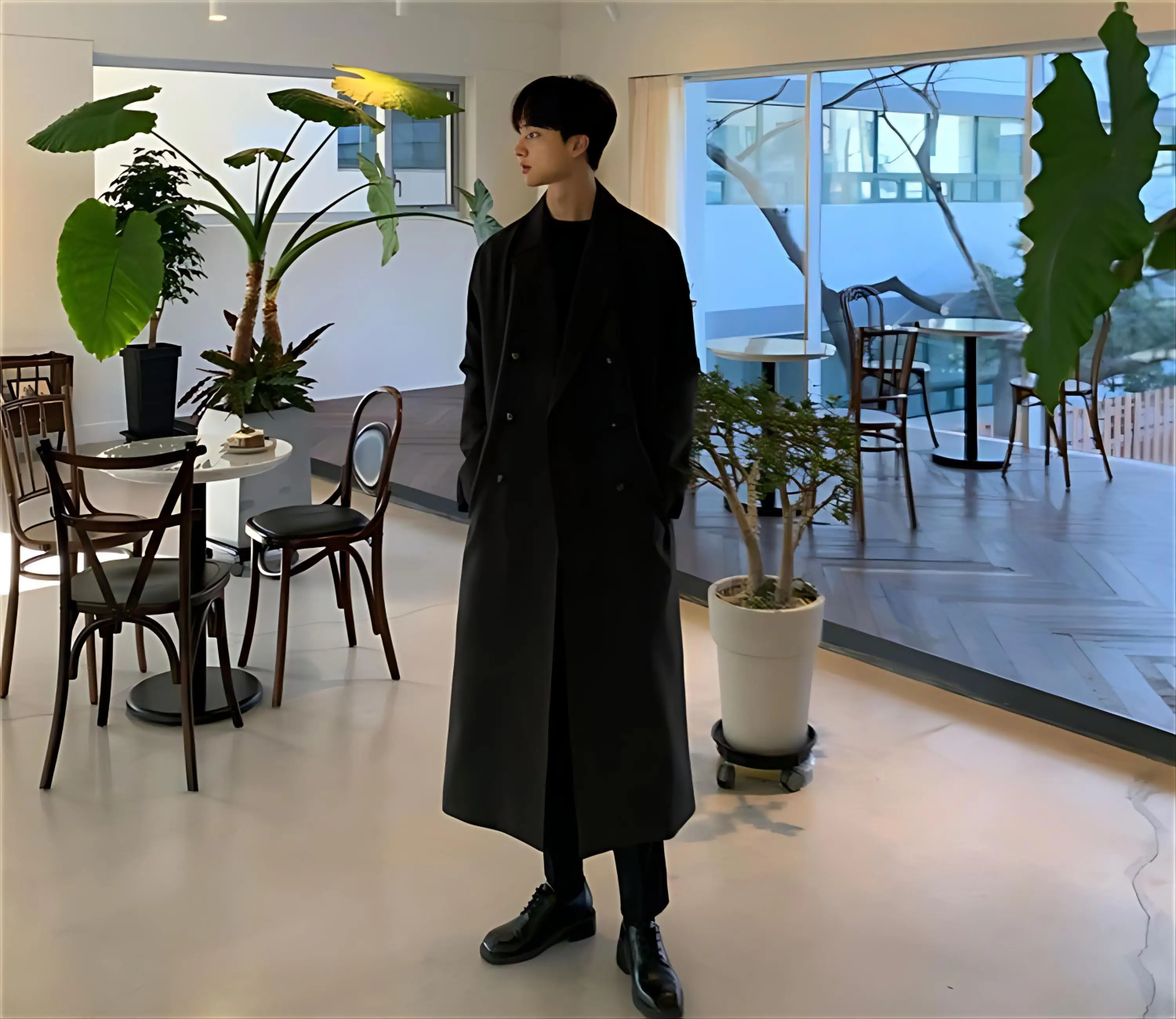 Trench Jean Coat Mens Leather Slim Nightclub Italian Fashion Windproof Black Motorcycle Cool Casual Punk-Style Autumn Season Ins
Trench Jean Coat Mens Leather Slim Nightclub Italian Fashion Windproof Black Motorcycle Cool Casual Punk-Style Autumn Season Ins