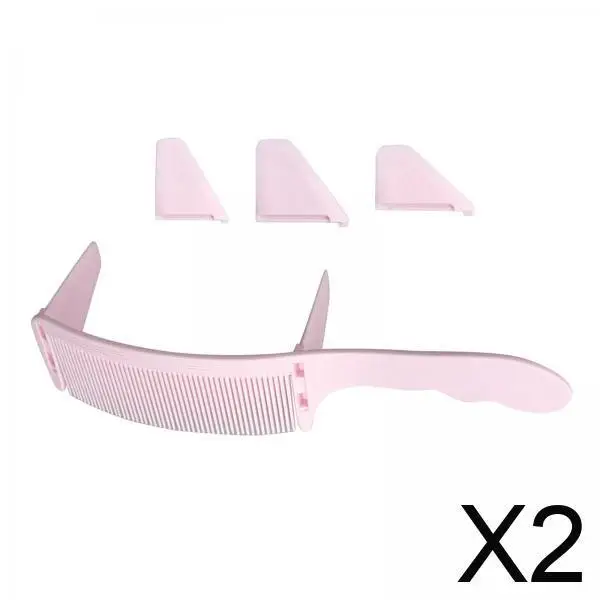 2 расчески для стрижки волос для профессионального использования с плоским верхом и изогнутым дизайном
2 расчески для стрижки волос для профессионального использования с плоским верхом и изогнутым дизайном