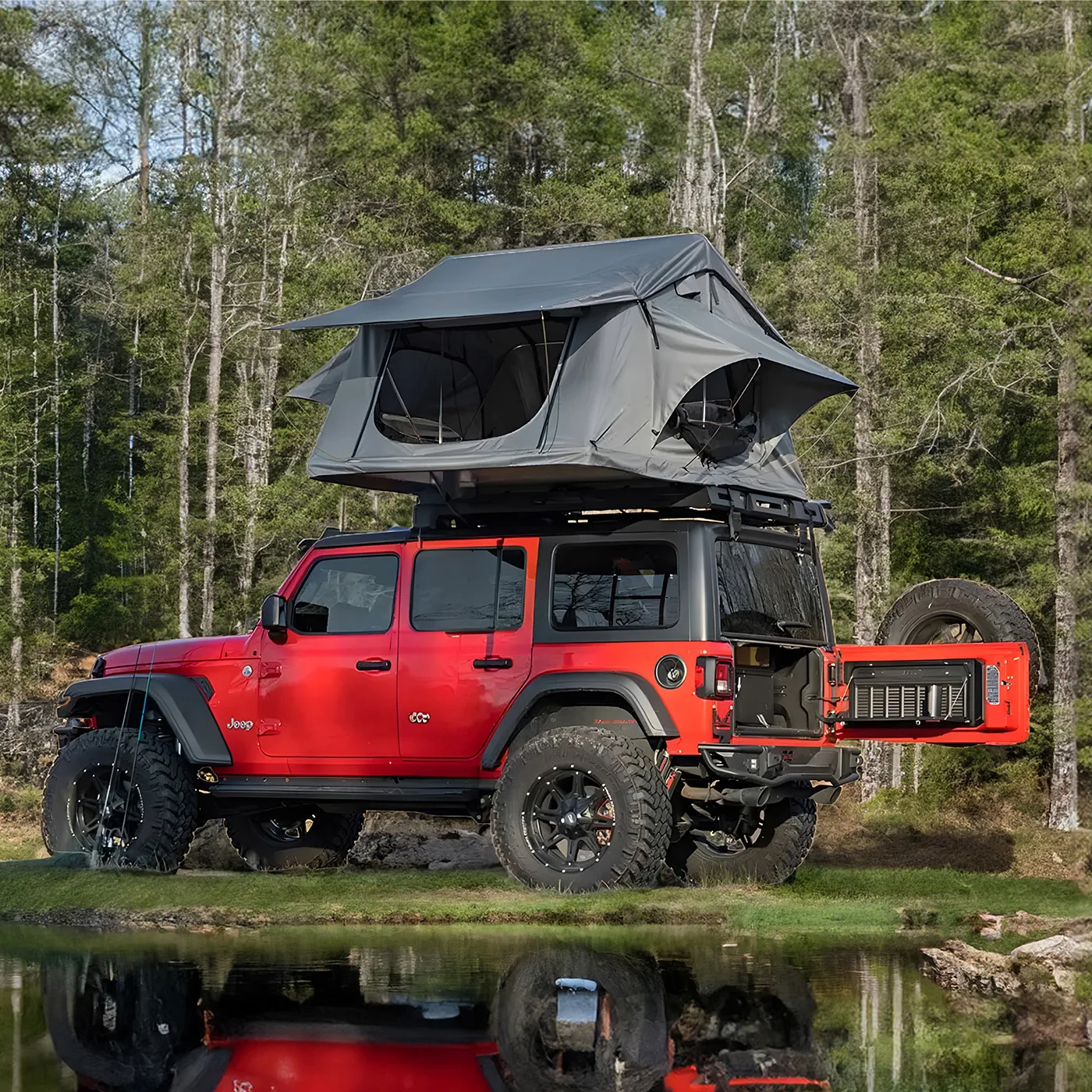 ENJOIN Stock Auto Soft RoofTop Tent 2 Person Truck Pop up Waterproof Camping Car Hard Shell Roof Top Tent Lightweight
ENJOIN Stock Auto Soft RoofTop Tent 2 Person Truck Pop up Waterproof Camping Car Hard Shell Roof Top Tent Lightweight