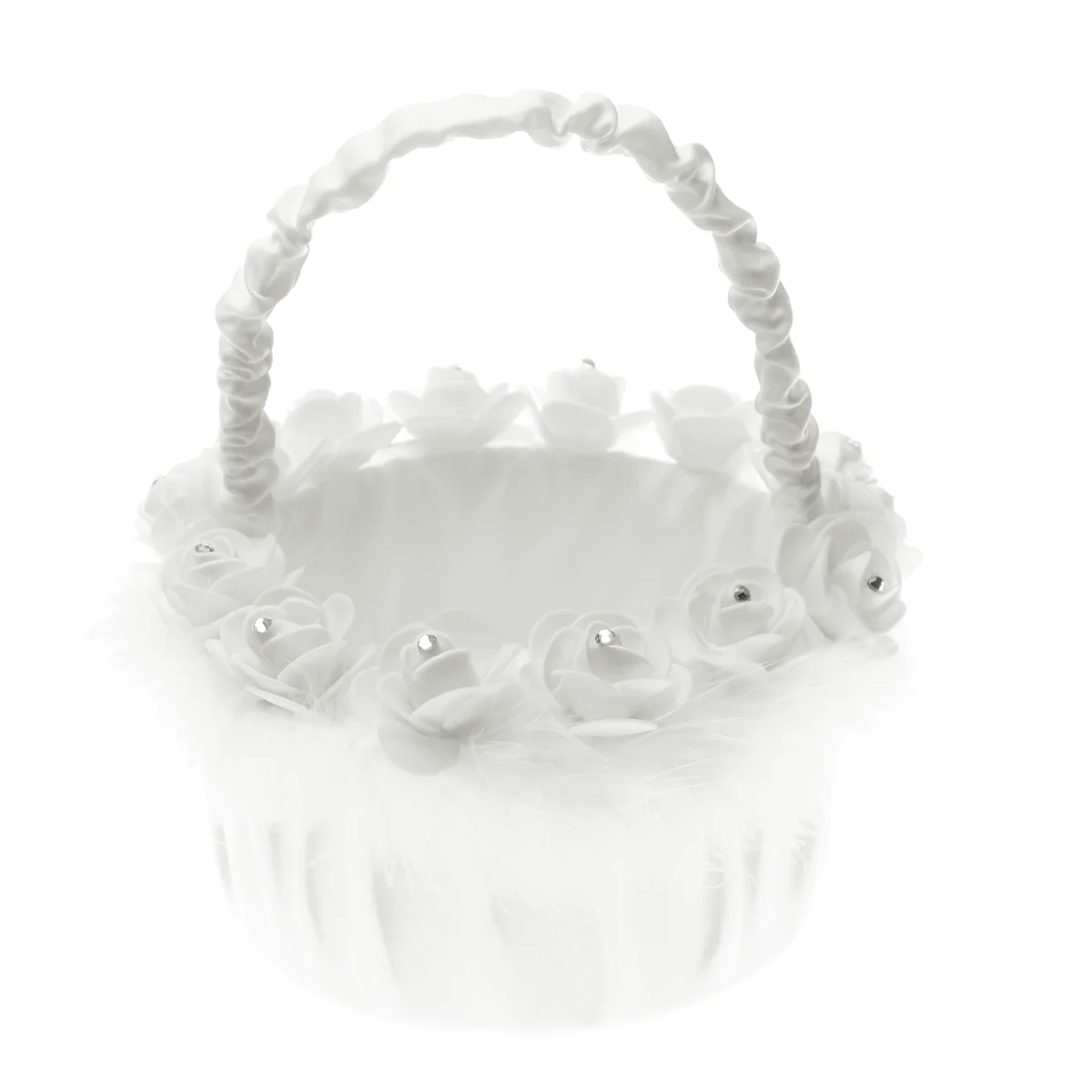 Vintage Satin Ceremony Party Accessory For Flower Girl White Bubble Bridal Wedding Favors Confetti Candy Gift Holder Flower Girl
Vintage Satin Ceremony Party Accessory For Flower Girl White Bubble Bridal Wedding Favors Confetti Candy Gift Holder Flower Girl