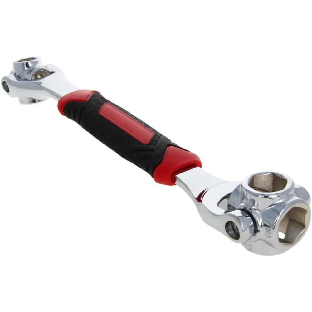 Универсальный торцевой ключ Utoolmart, многофункциональный инструментальный ключ с вращающейся на 360 градусов головкой, гаечный ключ 12–19 мм, для дома
Универсальный торцевой ключ Utoolmart, многофункциональный инструментальный ключ с вращающейся на 360 градусов головкой, гаечный ключ 12–19 мм, для дома