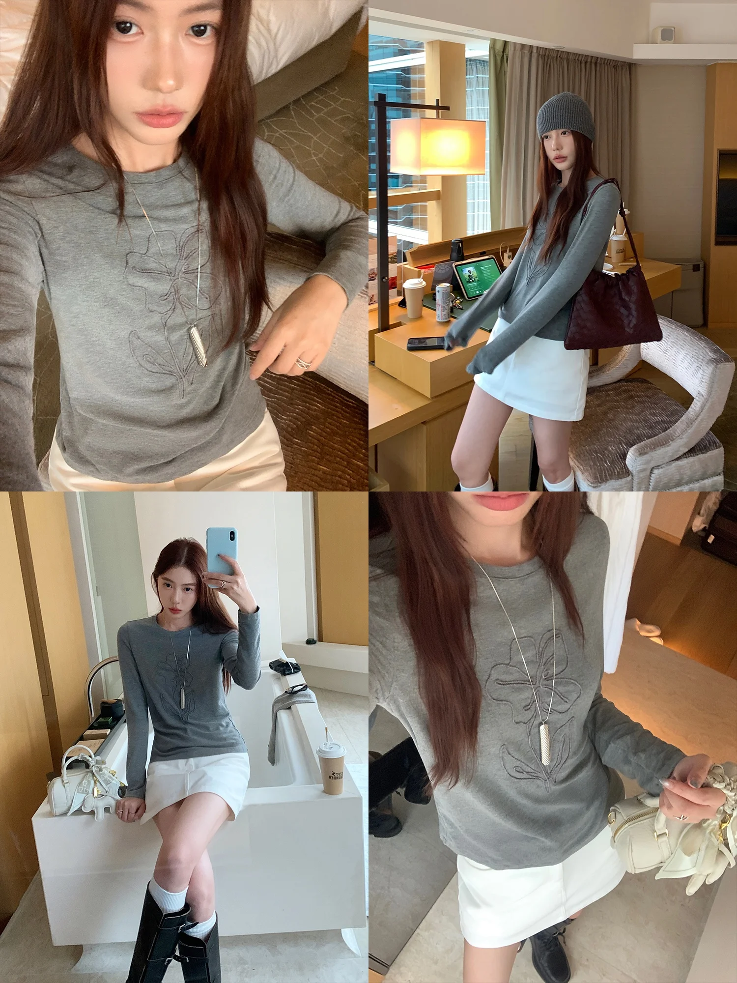 Pusumede Повседневная футболка с длинным светом, женская приталенная круглая футболка с вышивкой, топ в глаз, цветочный цвет
Pusumede Повседневная футболка с длинным светом, женская приталенная круглая футболка с вышивкой, топ в глаз, цветочный цвет