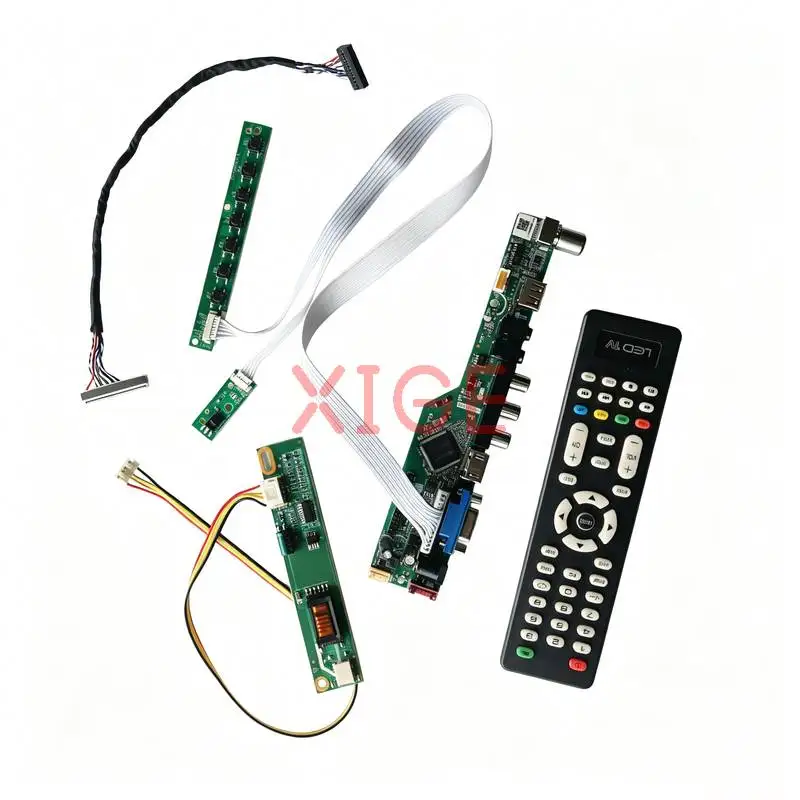 For HT14X19 LTD141EA HT14X1B TD141TGCD Matrix Controller Drive Board DIY Kit HDMI+VGA+AV+USB 1024x768 1-CCFL 1024*768 LVDS-30Pin
For HT14X19 LTD141EA HT14X1B TD141TGCD Matrix Controller Drive Board DIY Kit HDMI+VGA+AV+USB 1024x768 1-CCFL 1024*768 LVDS-30Pin
