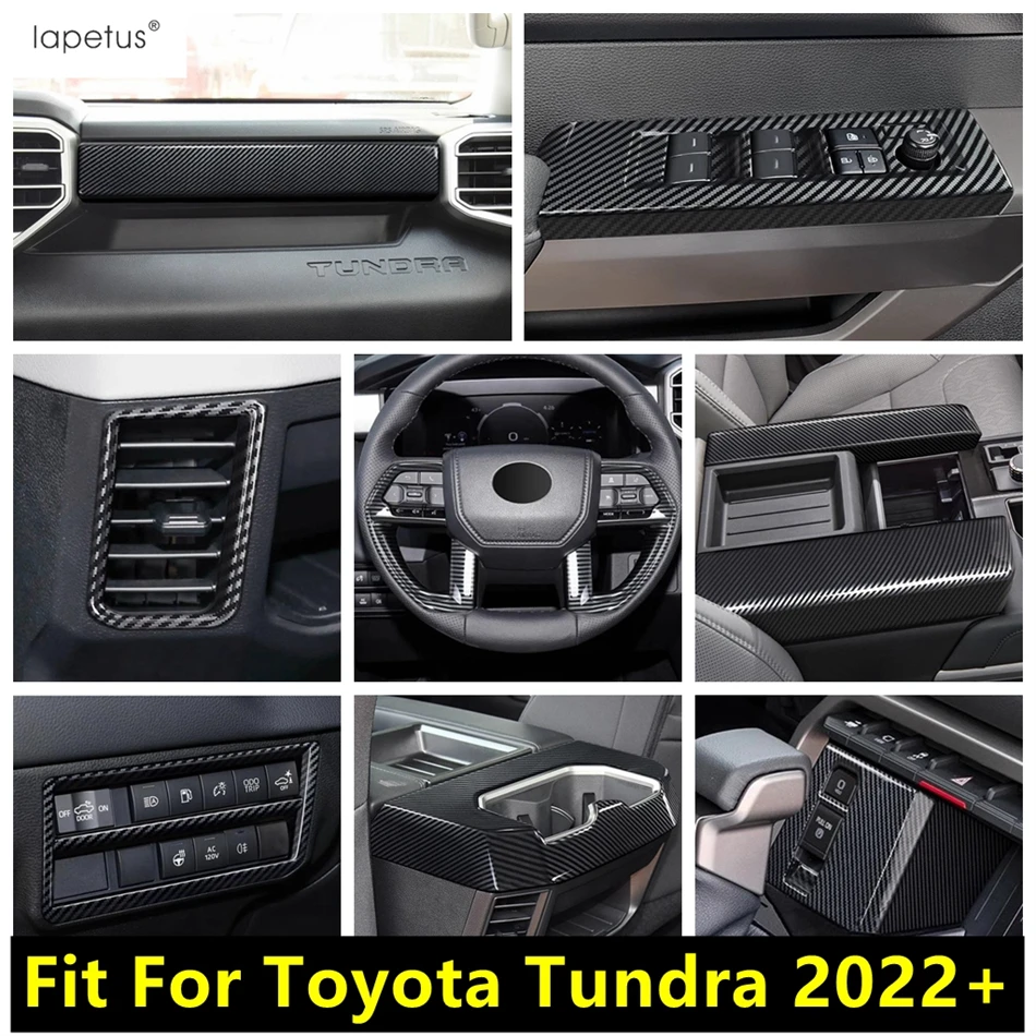 Car Interior For Toyota Tundra 2022 - 2025 Carbon Fiber Window Lift / Head Light / Steering Wheel Frame Cover Trim Accessories
Car Interior For Toyota Tundra 2022 - 2025 Carbon Fiber Window Lift / Head Light / Steering Wheel Frame Cover Trim Accessories