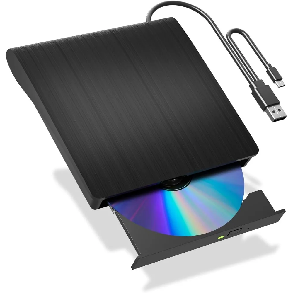 External Blu ray Drive Burner BD CD DVD Reader and Writter Optical Drive Player Compatible with Windows XP/7/8/10/11, Mac OS
External Blu ray Drive Burner BD CD DVD Reader and Writter Optical Drive Player Compatible with Windows XP/7/8/10/11, Mac OS