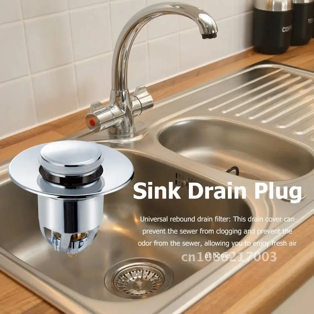 Core push type stainless steel bounce universal wash basin drainage filter push type sink bathroom bathtub plug water stop New
Core push type stainless steel bounce universal wash basin drainage filter push type sink bathroom bathtub plug water stop New