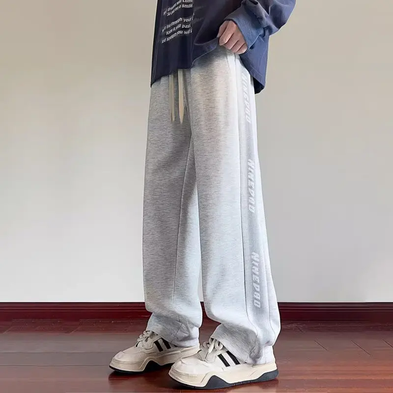 2025 New Men's Grey Casual Pants Black Baggy Pants Joggers Korean High Street Sports Trousers Cotton Sweatpants Men's Clothing
2025 New Men's Grey Casual Pants Black Baggy Pants Joggers Korean High Street Sports Trousers Cotton Sweatpants Men's Clothing