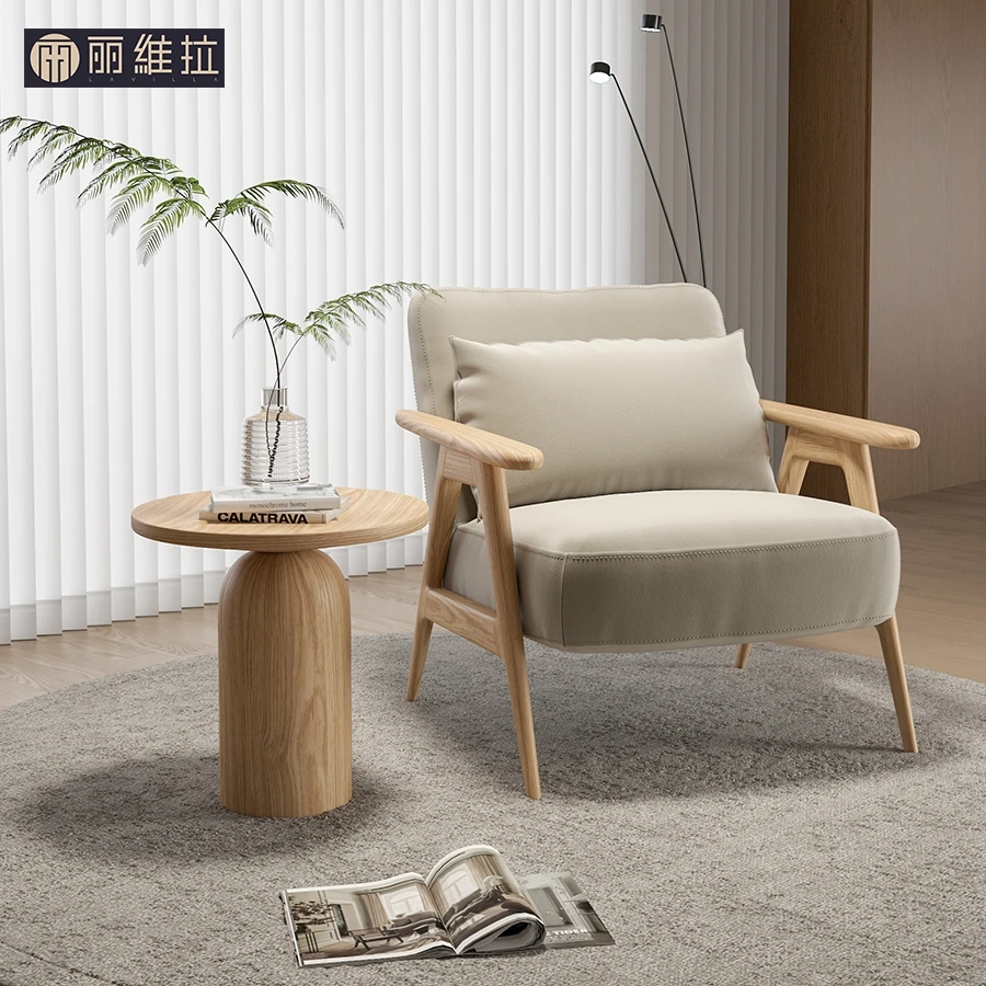 New Chinese-style leisure chair Modern simple balcony Single Sofa Reception table and chairs
New Chinese-style leisure chair Modern simple balcony Single Sofa Reception table and chairs