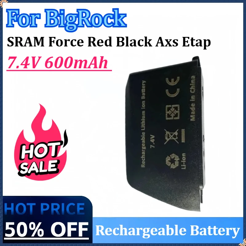 New 7.4V 600mAh Rechargeable Battery for BigRock SRAM Force Red Black Axs Etap Replacement Lithium lon Digital Batteries
New 7.4V 600mAh Rechargeable Battery for BigRock SRAM Force Red Black Axs Etap Replacement Lithium lon Digital Batteries