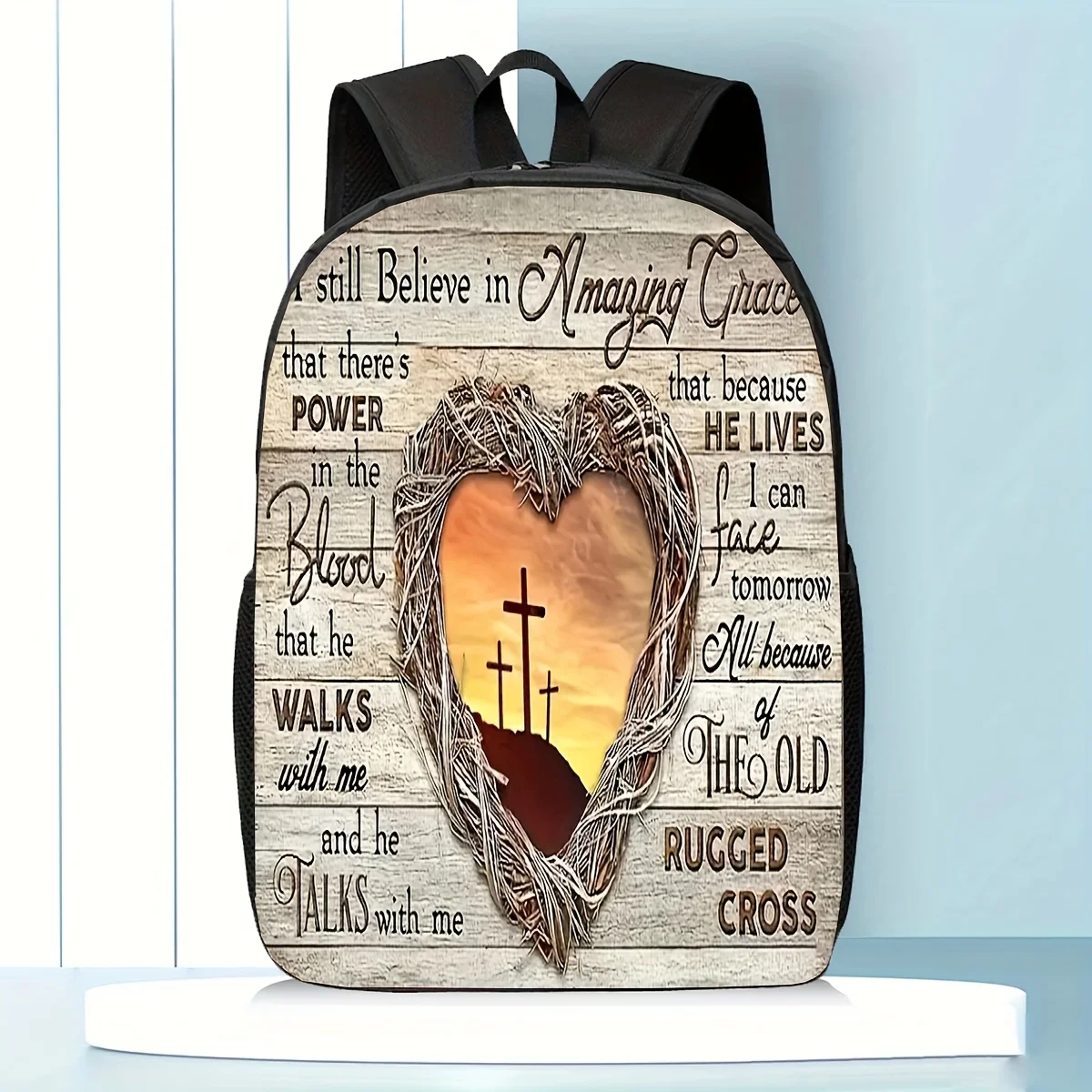 1Pc, Heart Decorated Backpack, Large Capacity 17 Casual Backpack Laptop Bag with Water Bottle Holder - Lightweight Durable
1Pc, Heart Decorated Backpack, Large Capacity 17 Casual Backpack Laptop Bag with Water Bottle Holder - Lightweight Durable