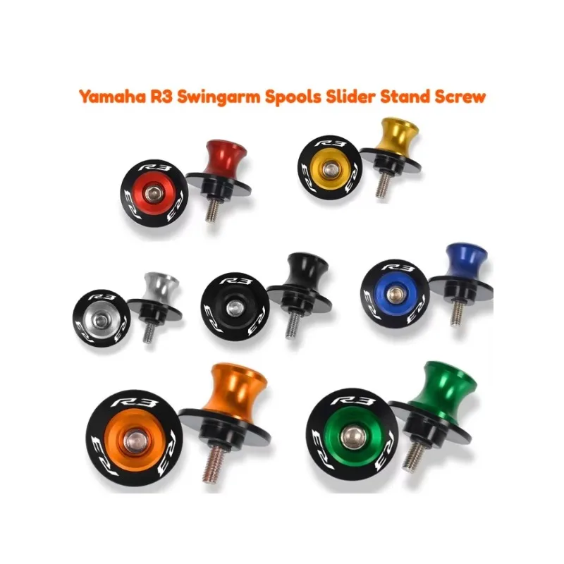 For YAMAHA R3 YZFR3 2013-2022 2023 MT09 FZ09 Tracer 9 2pc Motorcycle Accessories CNC Aluminum Swingarm Spool Sliders Stand Screw
For YAMAHA R3 YZFR3 2013-2022 2023 MT09 FZ09 Tracer 9 2pc Motorcycle Accessories CNC Aluminum Swingarm Spool Sliders Stand Screw