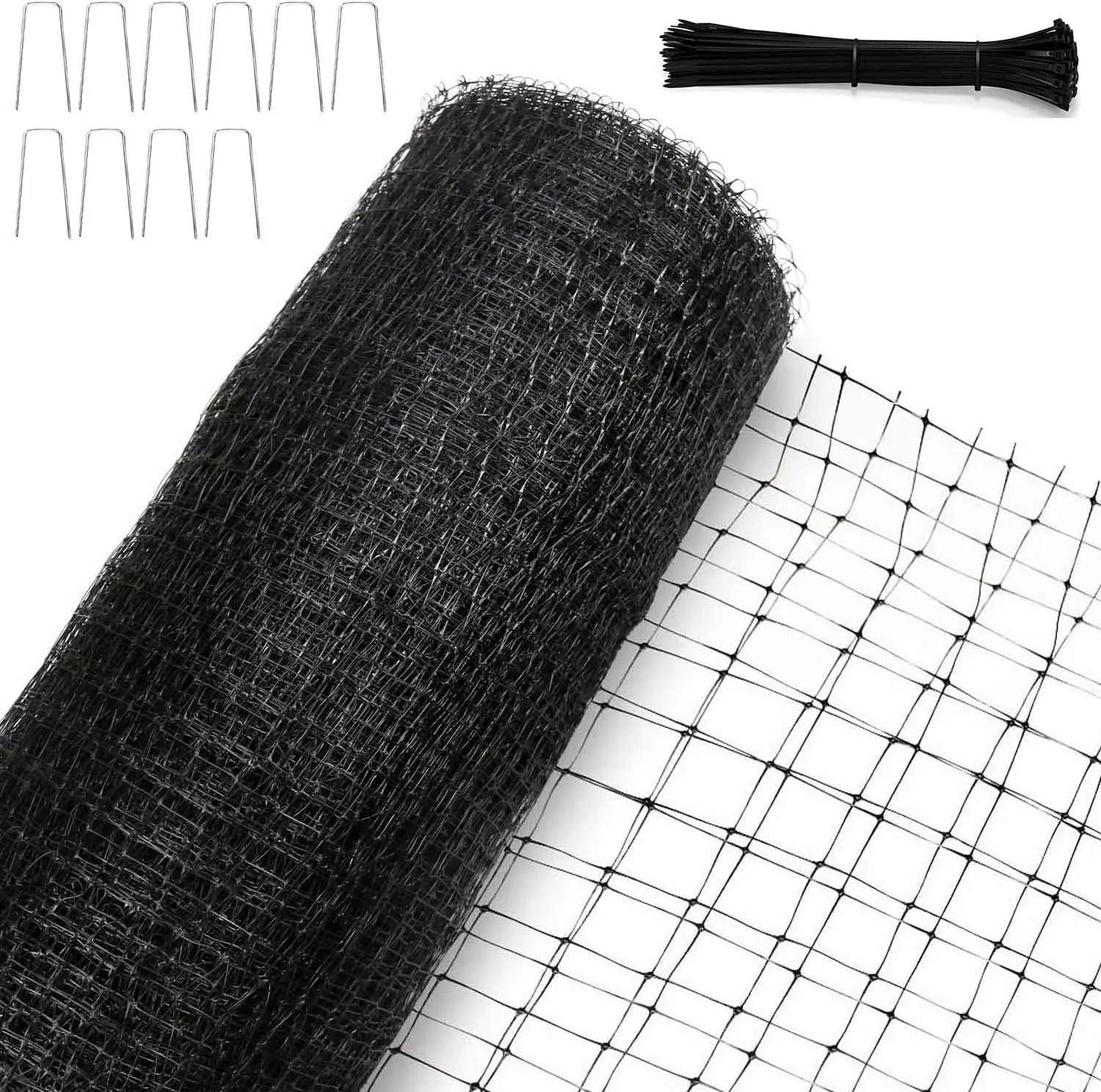 7.5x25ft Heavy Duty Bird Netting - Protect Fruit Trees & Vegetables from Birds, Deer, Squirrels
7.5x25ft Heavy Duty Bird Netting - Protect Fruit Trees & Vegetables from Birds, Deer, Squirrels