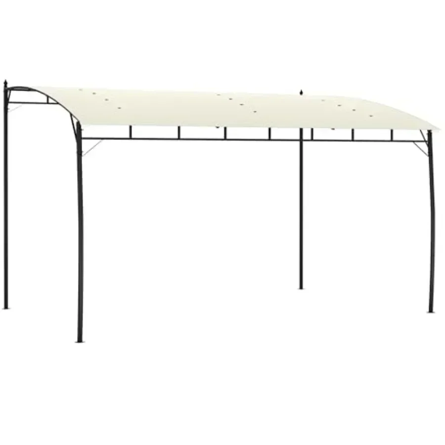 10' x 13' Outdoor Pergola Gazebo with UV-Resistant and Metal Fe Sun Shade Shelter for Porch Patio Deck Backyard Cream
10' x 13' Outdoor Pergola Gazebo with UV-Resistant and Metal Fe Sun Shade Shelter for Porch Patio Deck Backyard Cream