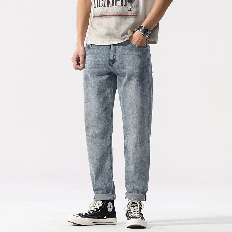 2025 Spring/Summer New Casual Multi functional Slim fit Men's Jeans Fashion Brand Elastic Casual Comfortable Straight leg Pants
2025 Spring/Summer New Casual Multi functional Slim fit Men's Jeans Fashion Brand Elastic Casual Comfortable Straight leg Pants