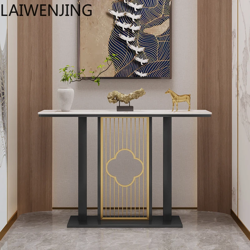 MJY light luxury entrance table rock slab entrance platform corridor against the wall end view entrance cabinet
MJY light luxury entrance table rock slab entrance platform corridor against the wall end view entrance cabinet