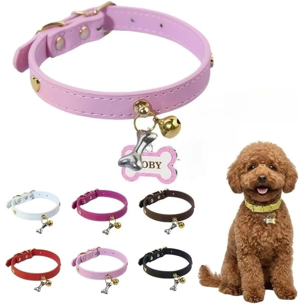 Personalized Engraved Pet Collar Soft Faux Leather with Adjustable Strap Engraveable ID Tag Gift for Cats Dogs
Personalized Engraved Pet Collar Soft Faux Leather with Adjustable Strap Engraveable ID Tag Gift for Cats Dogs