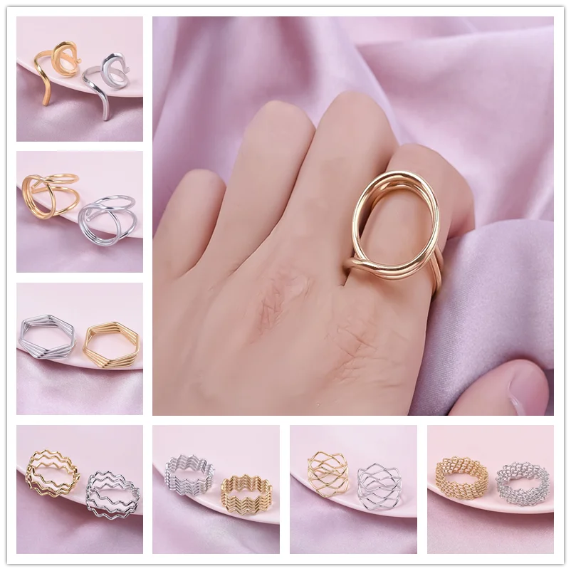 12pcs Classic metal geometric circular charm ring stainless steel fashionable trend women men heart-shaped ring accessories gift
12pcs Classic metal geometric circular charm ring stainless steel fashionable trend women men heart-shaped ring accessories gift