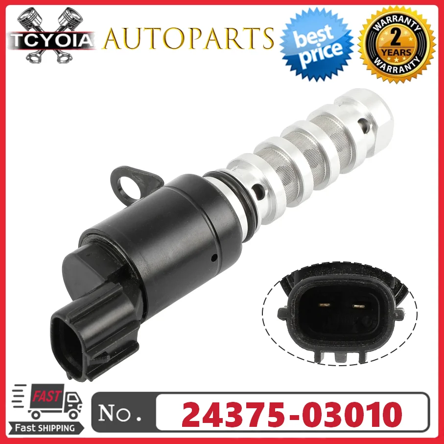 Camshaft Variable Timing Solenoid Valve 24375-03010 2437503010 For Hyundai i10 i20 Kia Ceed Picanto Rio 1.0L 1.2L
Camshaft Variable Timing Solenoid Valve 24375-03010 2437503010 For Hyundai i10 i20 Kia Ceed Picanto Rio 1.0L 1.2L