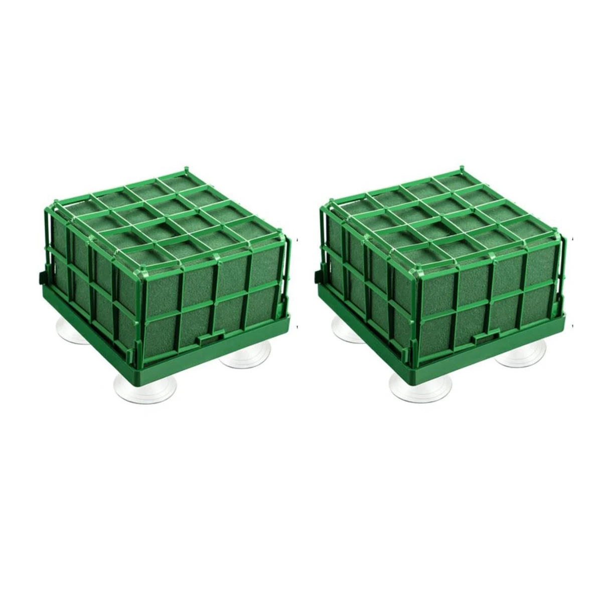 2 Pcs Square Flower Foam Cage Flower Stand with Floral Foam&Suction Cup,for Wedding Table Centerpiece Floral Arrangement
2 Pcs Square Flower Foam Cage Flower Stand with Floral Foam&Suction Cup,for Wedding Table Centerpiece Floral Arrangement