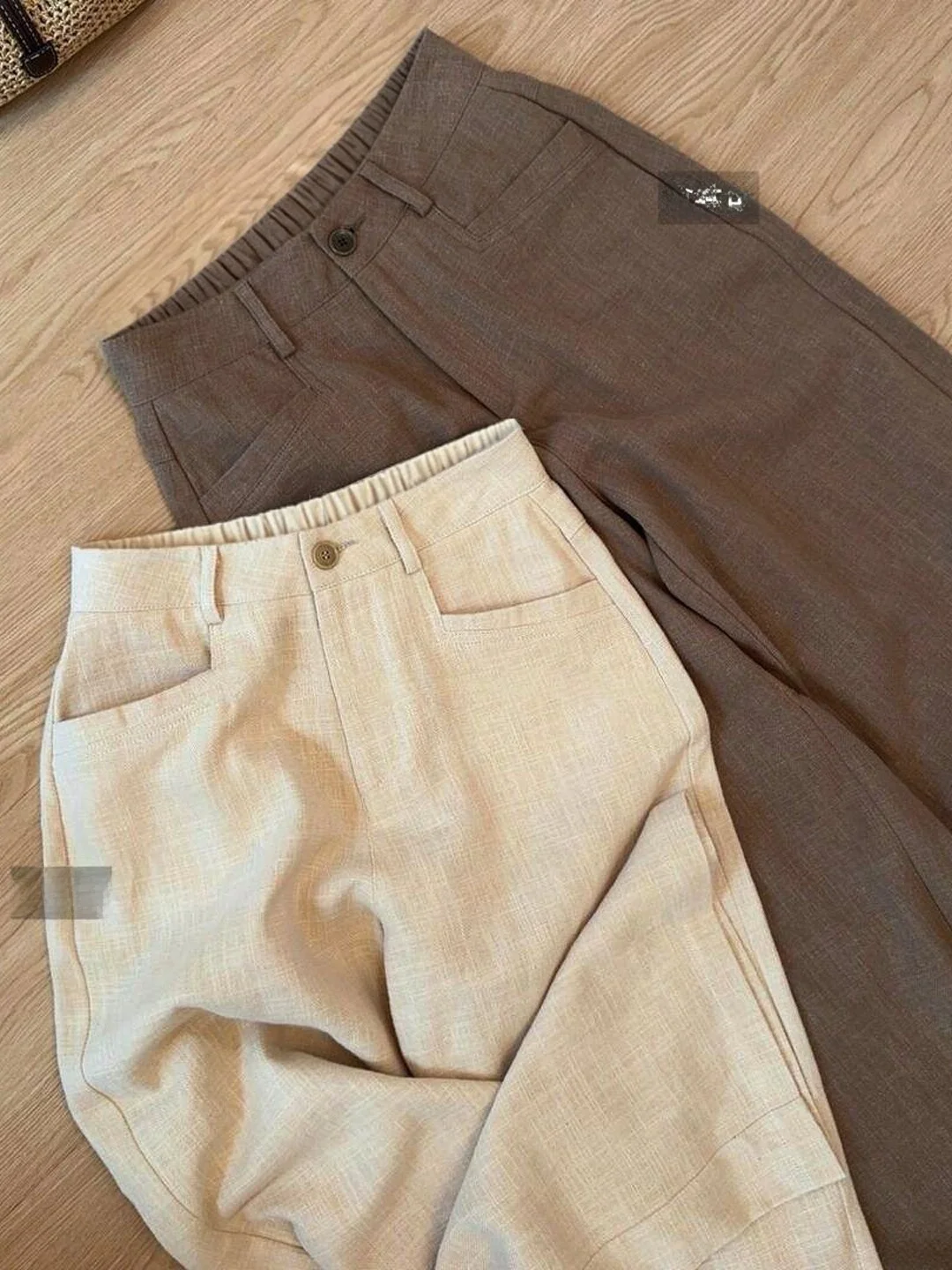 High Waist Textured Summer Thin Casual Pants Women's Wide Leg Pants Versatile Comfortable Breathable Korean Style High Quality
High Waist Textured Summer Thin Casual Pants Women's Wide Leg Pants Versatile Comfortable Breathable Korean Style High Quality