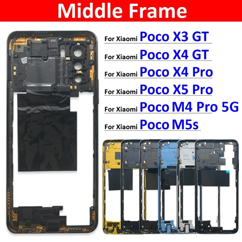 Пластиковая рамка средней рамки для Xiaomi Poco X3 X4 GT X4 X5 M5s M4 Pro 4G 5G с кнопкой регулировки громкости
Пластиковая рамка средней рамки для Xiaomi Poco X3 X4 GT X4 X5 M5s M4 Pro 4G 5G с кнопкой регулировки громкости