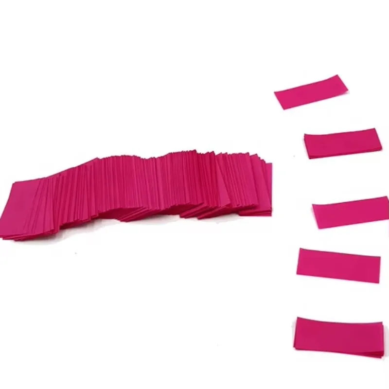5x2cm Rose Red Confetti Paper Flameproof Colorfast Party Supplies For Wedding Birthday Stage Show And Festival Event
5x2cm Rose Red Confetti Paper Flameproof Colorfast Party Supplies For Wedding Birthday Stage Show And Festival Event