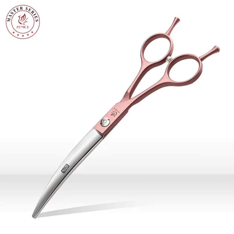 Fenice 6.5inch Left-hand 30° Curve Pet Grooming Scissors Curved Styling Shears for Small Dogs
Fenice 6.5inch Left-hand 30° Curve Pet Grooming Scissors Curved Styling Shears for Small Dogs