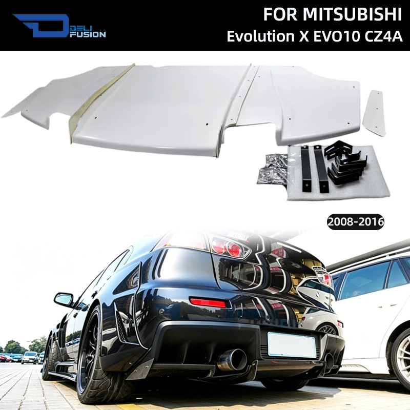 For 2008-2016 Mitsubishi Evolution X EVO10 CZ4A VRS Style Wide Ver1 Rear Bumper Diffuser Car Body Kits Accessories
For 2008-2016 Mitsubishi Evolution X EVO10 CZ4A VRS Style Wide Ver1 Rear Bumper Diffuser Car Body Kits Accessories