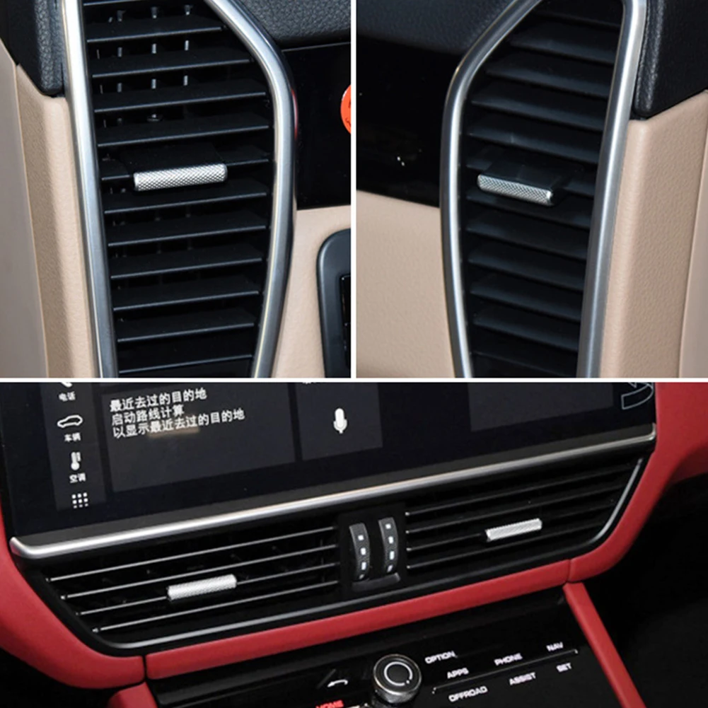 Car Air Conditioning Outlet Toggle for Porsche Cayenne 2017-2021 Air Vent Strip Toggle Auto Car Interior Decoration
Car Air Conditioning Outlet Toggle for Porsche Cayenne 2017-2021 Air Vent Strip Toggle Auto Car Interior Decoration
