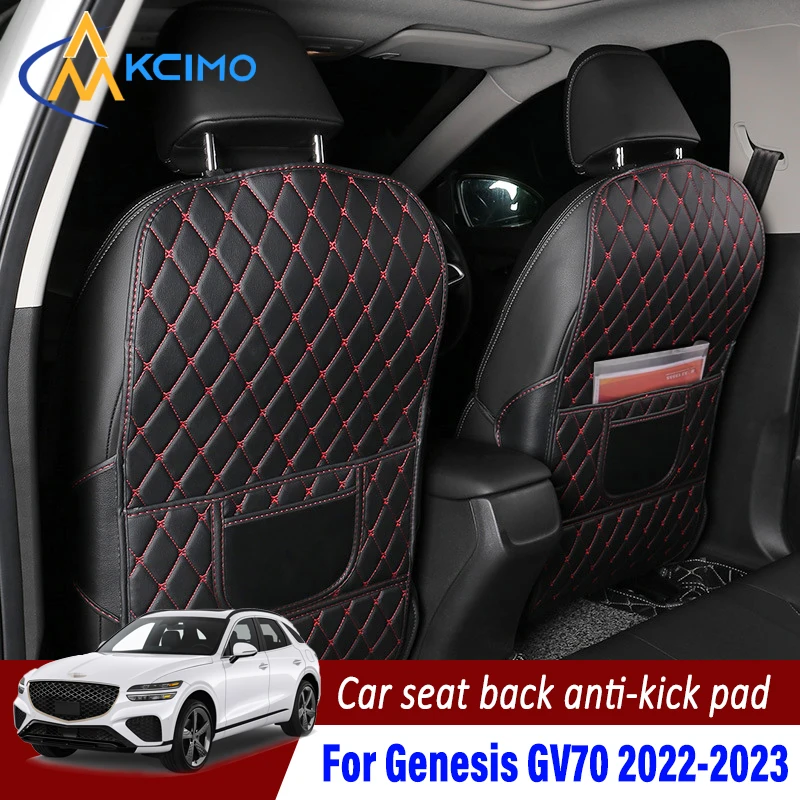 For Genesis GV70 2022-2023 PU Leather Car Anti-Kick Pad Seat Back Protector Cover Back Seat Organizer with Storage Pocket
For Genesis GV70 2022-2023 PU Leather Car Anti-Kick Pad Seat Back Protector Cover Back Seat Organizer with Storage Pocket