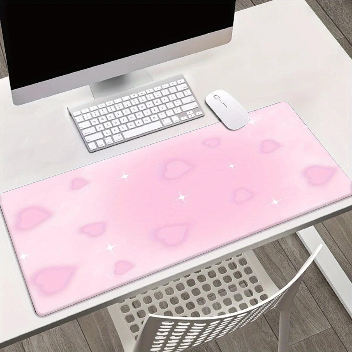 Игровой коврик для мыши Pink Heart Sparkle XXL, резиновый, нескользящий, для стола, для клавиатуры, для компьютера
Игровой коврик для мыши Pink Heart Sparkle XXL, резиновый, нескользящий, для стола, для клавиатуры, для компьютера