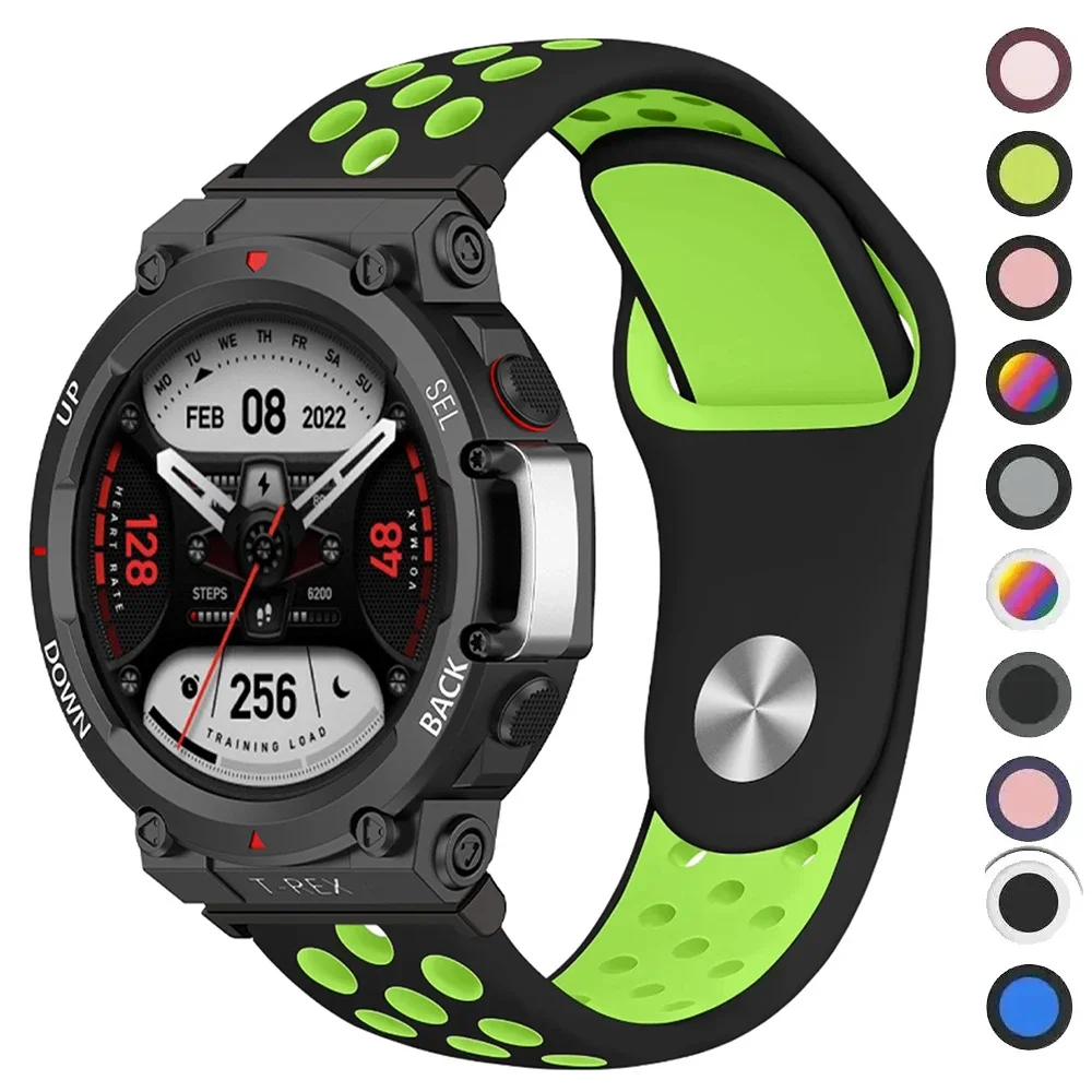 Breathable Silicone Strap For Huami Amazfit T-Rex 3/2 Smart Watch Band Sports Bracelet Belts For Amazfit T Rex Trex 2 Pro Correa
Breathable Silicone Strap For Huami Amazfit T-Rex 3/2 Smart Watch Band Sports Bracelet Belts For Amazfit T Rex Trex 2 Pro Correa