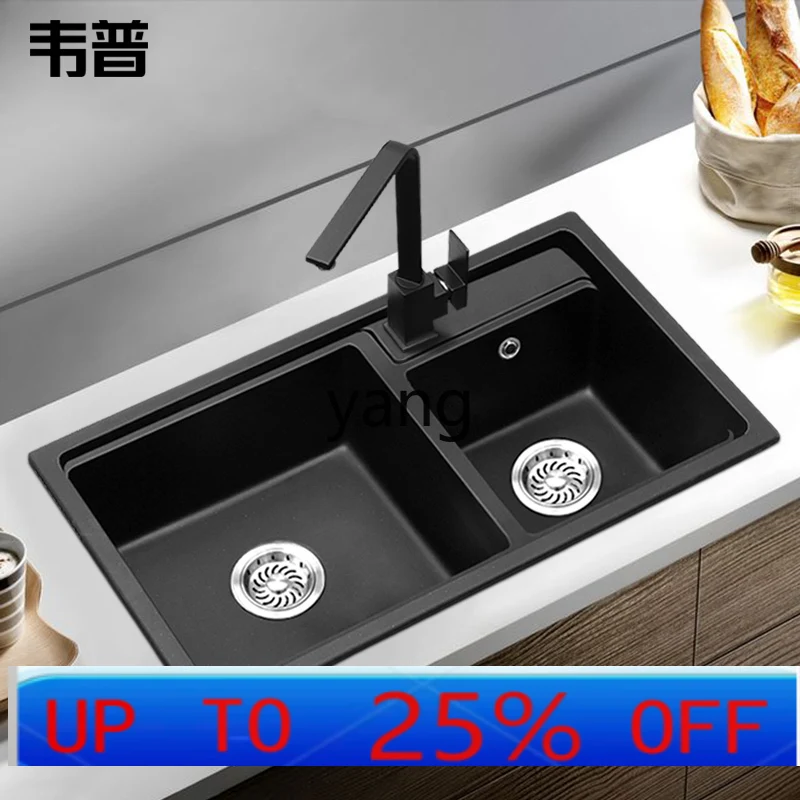 C Xquartz stone sink large double sink black vegetable basin dishwasher granite table
C Xquartz stone sink large double sink black vegetable basin dishwasher granite table