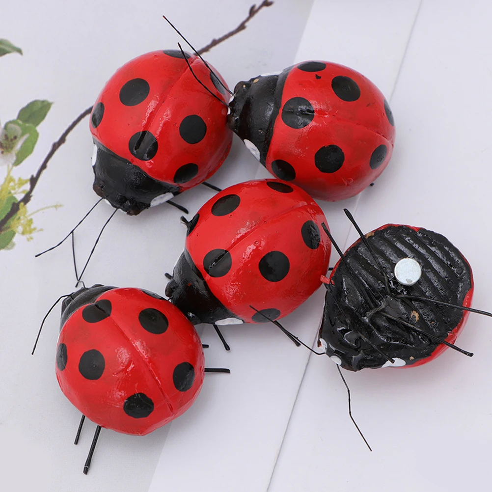 4Pcs Ladybird Shape Garden Decor Simulation Ladybird Ornament Yard Balcony Lawn Scene Decoration Yard Lawn Decor 
4Pcs Ladybird Shape Garden Decor Simulation Ladybird Ornament Yard Balcony Lawn Scene Decoration Yard Lawn Decor