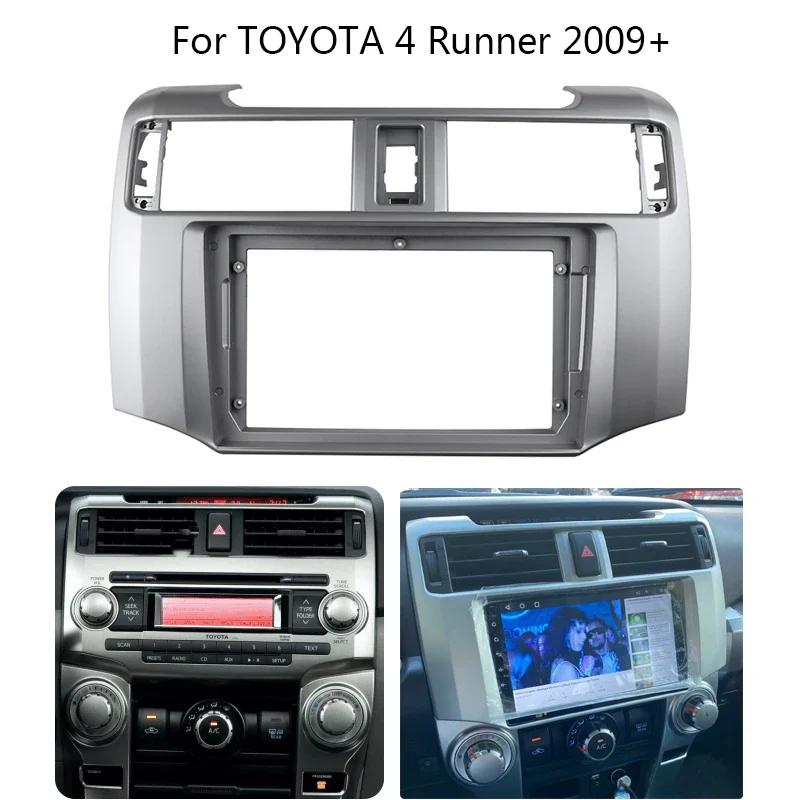 Car Radio Fascia For TOYOTA 4 Runner 2009+ Video Audio Player Refit Dash Panel Frame Kit Mount Bezel
Car Radio Fascia For TOYOTA 4 Runner 2009+ Video Audio Player Refit Dash Panel Frame Kit Mount Bezel