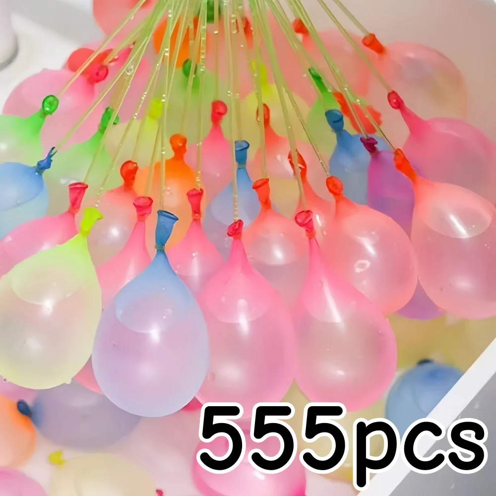 111/555pcs Summer Water Balloons Latex Water Bombs Set for Pool Beach Party Outdoor Games Fun Water-Filled Ball Inflatable Props
111/555pcs Summer Water Balloons Latex Water Bombs Set for Pool Beach Party Outdoor Games Fun Water-Filled Ball Inflatable Props