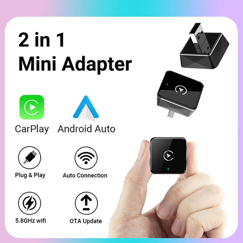 Kebidumei Wireless Android Auto Adapter Wired to Wireless Carplay 2in1 Smart AI Box Plug and Play For Car With Wired CarPlay
Kebidumei Wireless Android Auto Adapter Wired to Wireless Carplay 2in1 Smart AI Box Plug and Play For Car With Wired CarPlay