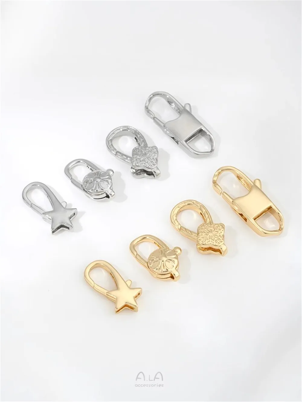14K Gold-filled Strong Five-pointed Star Lobster Buckle Spring Buckle DIY Handmade Jewelry Buckle Handmade Material K903
14K Gold-filled Strong Five-pointed Star Lobster Buckle Spring Buckle DIY Handmade Jewelry Buckle Handmade Material K903
