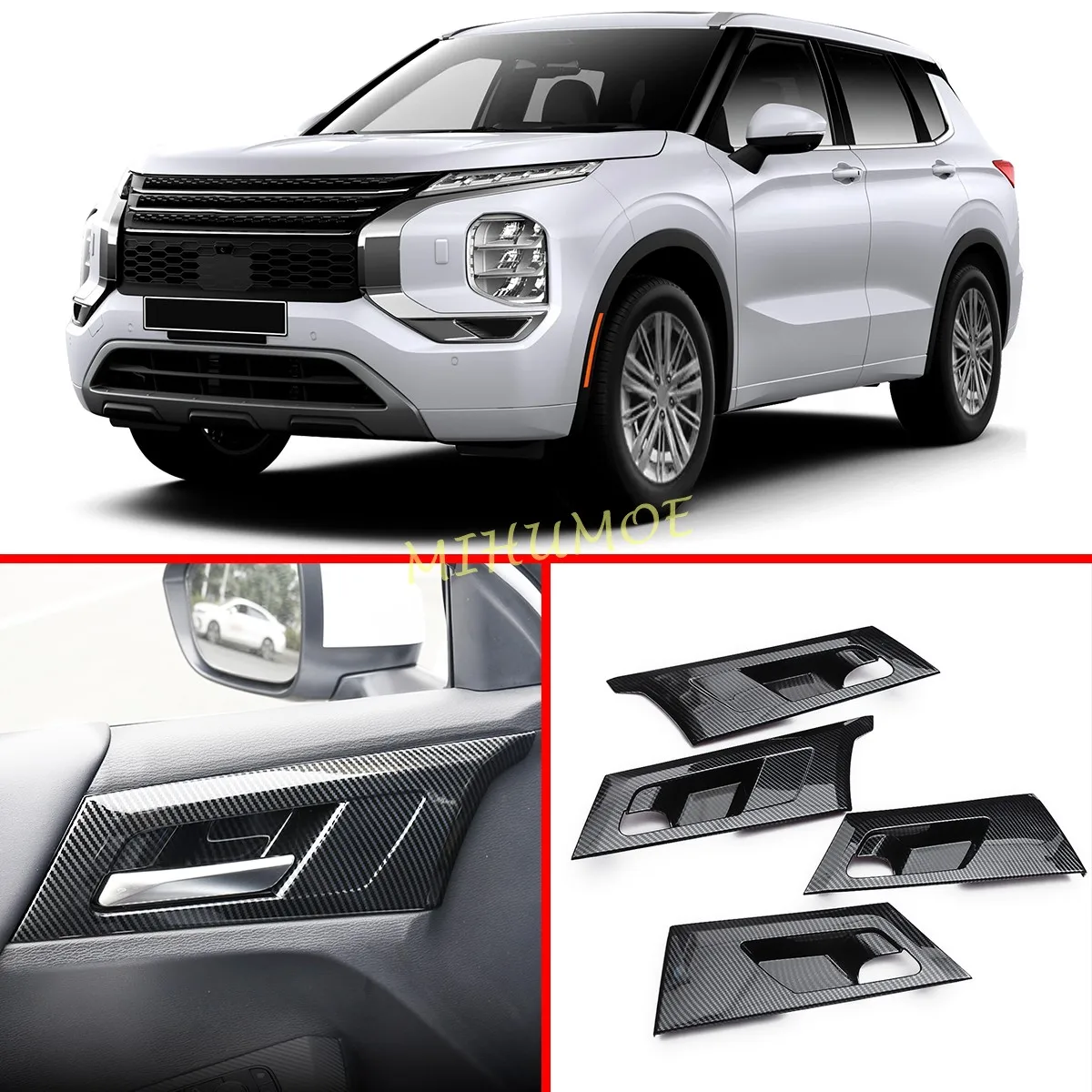 For Mitsubishi Outlander 2022 2023 2024 2025 Car Door Handle Cover Bowl Frame 4Pcs Trim Decoration Sticker Interior Accessories
For Mitsubishi Outlander 2022 2023 2024 2025 Car Door Handle Cover Bowl Frame 4Pcs Trim Decoration Sticker Interior Accessories