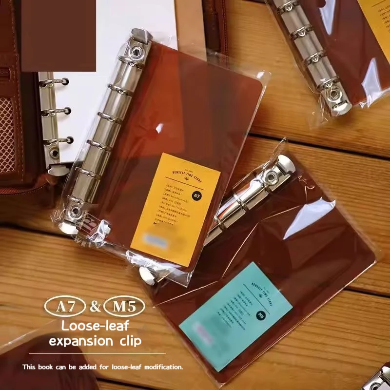 Brown Translucent Binder Clip A7/M5 6holes Loose-Leaf Side Insertion Binder Buckle Agenda Planner School Accessories Supplies
Brown Translucent Binder Clip A7/M5 6holes Loose-Leaf Side Insertion Binder Buckle Agenda Planner School Accessories Supplies