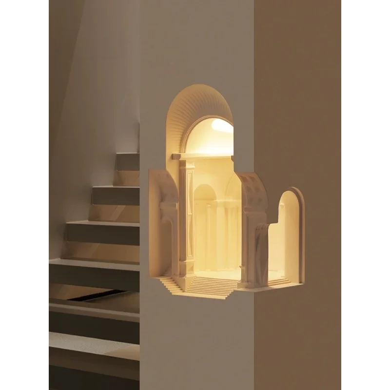 New Style Florence Plaster Lamp Corner Wall Lamp Staircase Embedded Corner Sensor Lamp Pre-Installed Corner Lamp Wall Niche Lamp
New Style Florence Plaster Lamp Corner Wall Lamp Staircase Embedded Corner Sensor Lamp Pre-Installed Corner Lamp Wall Niche Lamp
