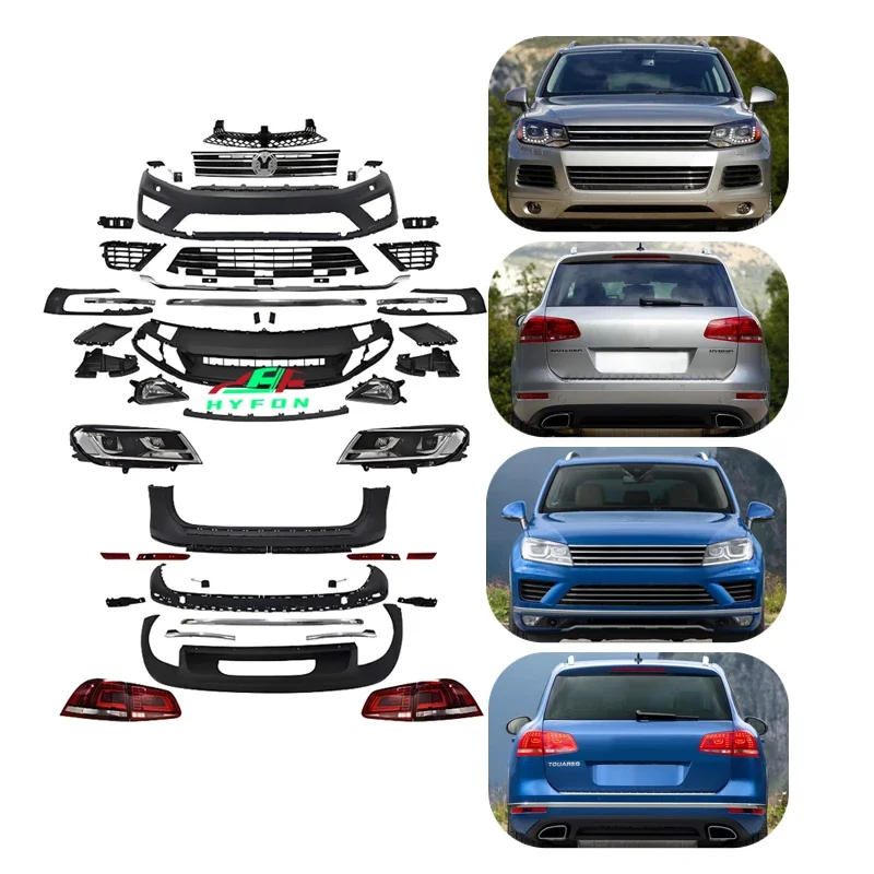 For the Volkswagen Touareg 2011-2014 upgrade 2015-2018 style body kit non-destructive installation plug and play
For the Volkswagen Touareg 2011-2014 upgrade 2015-2018 style body kit non-destructive installation plug and play