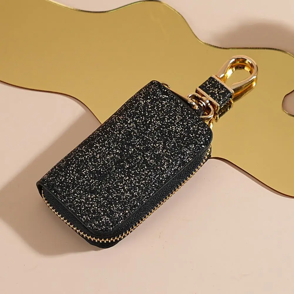 Key Bag with Zipper Closure Glitter Key Case Glittery Faux Leather Car Key Case with Zipper Holder for Men Women Mini Portable
Key Bag with Zipper Closure Glitter Key Case Glittery Faux Leather Car Key Case with Zipper Holder for Men Women Mini Portable