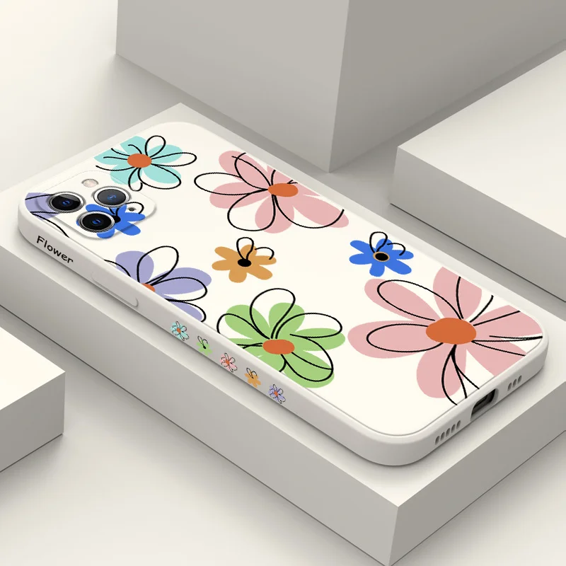 Colorful Flowers Phone Case For iPhone 17 Air 16 15 14 13 12 11 X XR XS Plus Pro Max Mini Silicone Cover
Colorful Flowers Phone Case For iPhone 17 Air 16 15 14 13 12 11 X XR XS Plus Pro Max Mini Silicone Cover