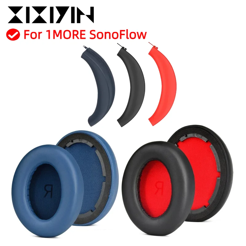 Replacement Earpads Headband for 1MORE SonoFlow Headset Ear pads Headphones Leather Sleeve Earphone Earmuff
Replacement Earpads Headband for 1MORE SonoFlow Headset Ear pads Headphones Leather Sleeve Earphone Earmuff