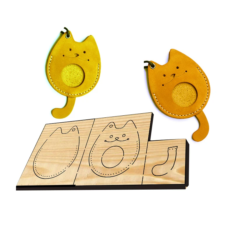 Hand made leather knife die DIY manual laser knife mold customized cute cat access card bus card knife mold
Hand made leather knife die DIY manual laser knife mold customized cute cat access card bus card knife mold