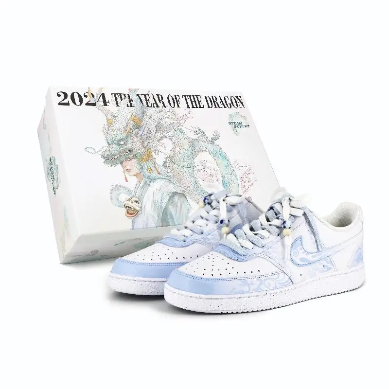 【Настроить】Nike Court Vision 1, туфли для скейтбординга, женские низкие белые/синие кроссовки DH3158-100
【Настроить】Nike Court Vision 1, туфли для скейтбординга, женские низкие белые/синие кроссовки DH3158-100