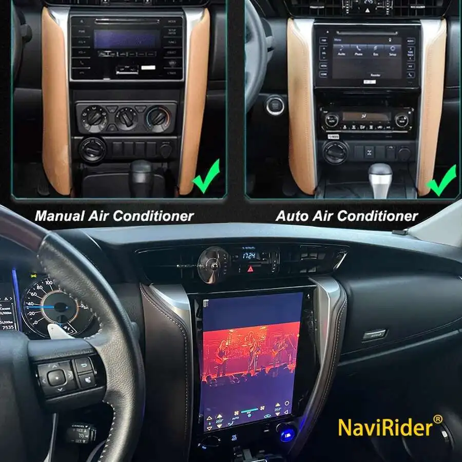 Navirider Carplay Car Radio For Toyota Fortuner HILUX Revo 2016-2022 Android Touch Screen Multimedia Player Navigation WIFI 4G
Navirider Carplay Car Radio For Toyota Fortuner HILUX Revo 2016-2022 Android Touch Screen Multimedia Player Navigation WIFI 4G