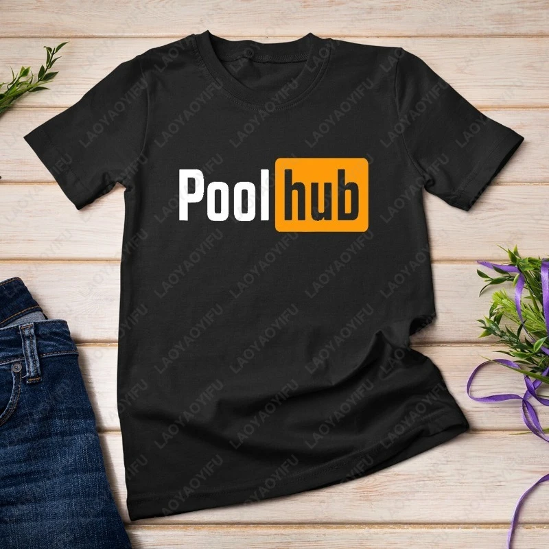 Pool Hub Funny Billiards Pool Player Quotes Parody Design T-Shirt Unisex Cotton Short-sleeve Shirt Retro Classic Streetwear Tees
Pool Hub Funny Billiards Pool Player Quotes Parody Design T-Shirt Unisex Cotton Short-sleeve Shirt Retro Classic Streetwear Tees
