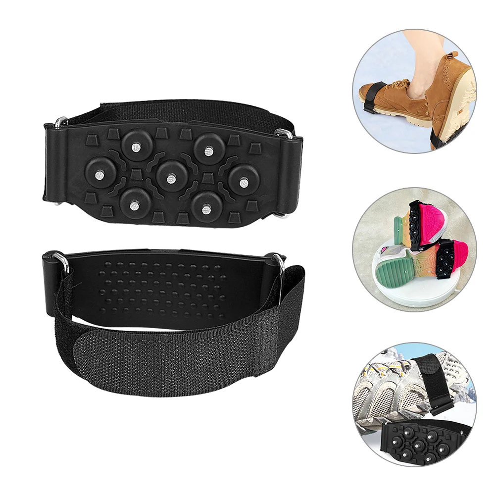 Ice Cleats Anti Shoe Covers for Snow Hiking Camping Climbing Fits All Shoes Traction Snow Grips Boots Shoes
Ice Cleats Anti Shoe Covers for Snow Hiking Camping Climbing Fits All Shoes Traction Snow Grips Boots Shoes